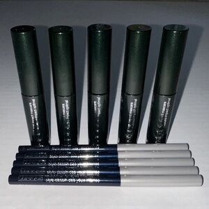 Set of 10 Clinique items (5 mascaras and 5 eyeliners)